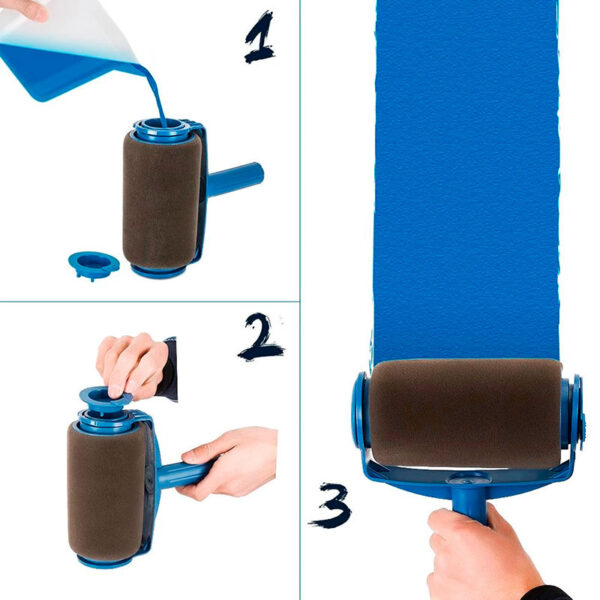 Juego completo de rodillos para pintar sin goteo