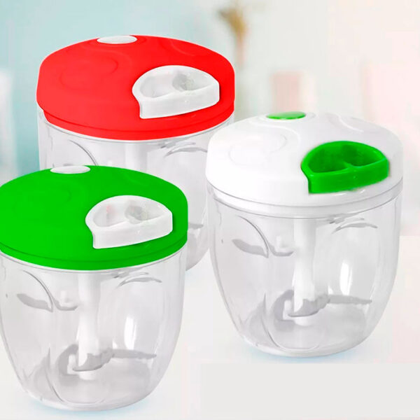 Picadora Cortadora Manual de Alimentos 900 ml
