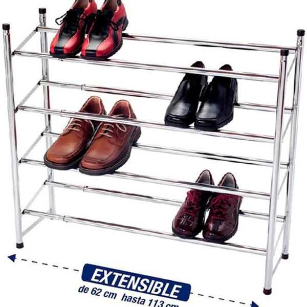 Zapatero de 4 niveles extensible y apilable